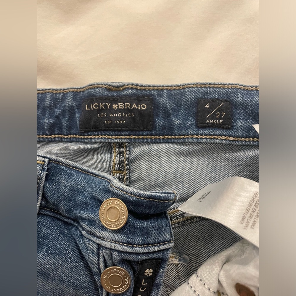 Lucky Brand - High Rise Bridgette Skinny Ankle Jeans - Picture 3 of 6
